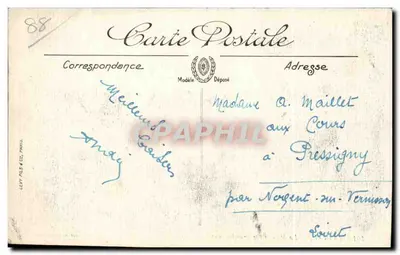 Épinal — Moselka w czasie powodzi — Wydawnictwo Magazynów Zjednoczonych, n° 101 — Rewers