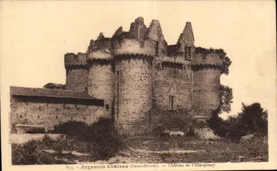 Castelo de l'Ebaupinay — Argenton-Château (Deux-Sèvres) — Editor Édilin & Cie, n° 833