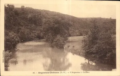 Argenton-Château (D.-S.) — L'Argenton à Grifféru — Édit Recotillon, n°16