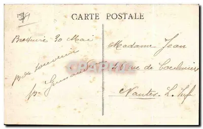 Bressuire (Deux-Sèvres) — Vista Geral — Coff. Nouvelles Galeries — Verso