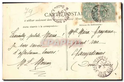 Okręgi BRESSUIRE — Zamek BLANCHELOUDRE — H. Bressuire — Rewers