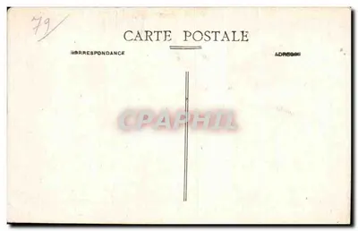 Niort - A Igreja de São Hilário — editor Cail Wax Menard, n° de série 219 — Verso