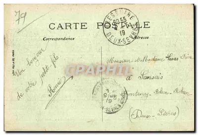 Niort — Panorama naar Saint-Hilaire — LL — Achterkant