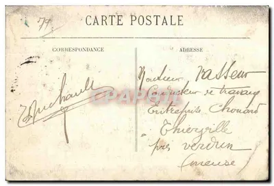 Niort — Widok na ogród La Brèche — Wydawnictwo Nowych Galerii — Rewers