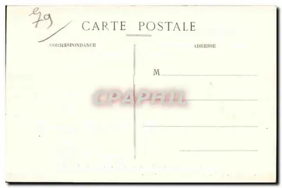 Parthenay-le-Vieux — Antiga Igreja Abbatiâle (século XII) — Cliché Noirbusson, Coleção A. Bourjeau, 7ª edição — Verso