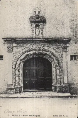 Melle — Porta do Hospício — Editado por V. G.