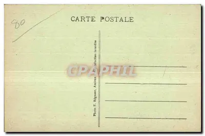 Monflières - La Piazza del Pellegrinaggio — editore E. Régnaert, Amiens — Verso