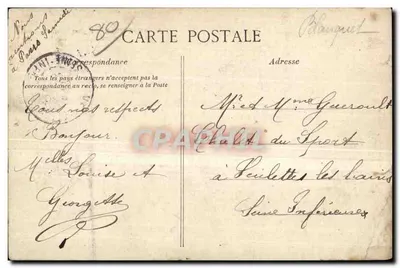 Abbeville — Katedra św. Jakuba — Paul Duclecq, wydawca — Rewers