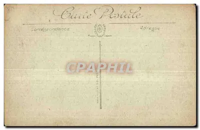 Abbeville — Panorama ku Placowi Admirała Courbet — Viné Paris n° 6 — Rewers