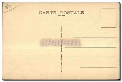 Abbeville — Apse of the Cathedral — G. Artaud, Publisher, Nantes — Back