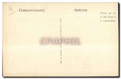 Abbeville - Het Monument van de Ridder de la Barre — Speciale Editie Baillet-Morel — Achterkant