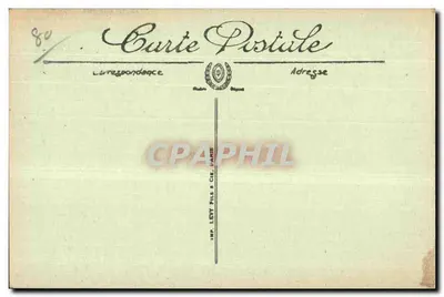 Abbeville — A Estátua do Almirante Courbet — LL — Verso
