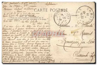 Amiens — Szpital dla niewidomych zwany Szpitalem św. Witalia — Rewers