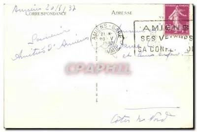 AMIENS — Ryniec na wodzie — LL. — nr 145 — Rewers