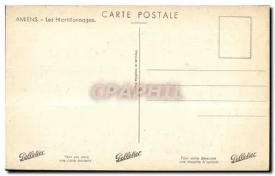 Amiens - Les Hortillonnages — Pelleterier — Rewers