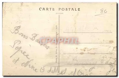 AULT (Somme) — Plaża przy niskiej wodzie i Kasyno. — Rewers