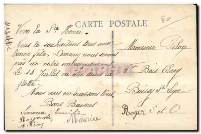 AULT - Plaża i kasyno — Wydawca Lévêque, fotograficzne wydawnictwo, 26, Grande Rue - Ault — Rewers