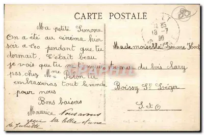 Onival-sur-Mer — Plaża — Lévêque fotografie-wydawca, 76, Grande Rue — Rewers