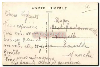 Ault (Somme) — Passeio no Mar — Foto H. Blian, n°65 — Verso