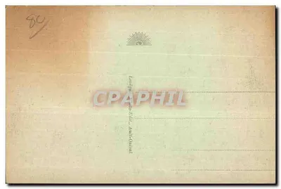 Ault-Onival - Vista geral da Praia - O Castelo e o Farol — Verso