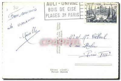 Ault-Onival — Widok panoramiczny — Wydawca Artaud & Fils, Nantes — Rewers