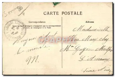 Ault-Onival - L'Esplanade w kierunku Cayeux — wydawca Mullen, 9 rue Quinquerue, Ault (Somme) — Rewers