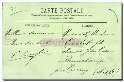 Łodzie rybackie na otwartym morzu — LL. — CAYEUX-SUR-MER — Rewers
