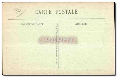Corbie (Somme) — Rue Faidherbe — zniszczenia po wojnie — wydawca T. Lavallard, n°41 — Rewers