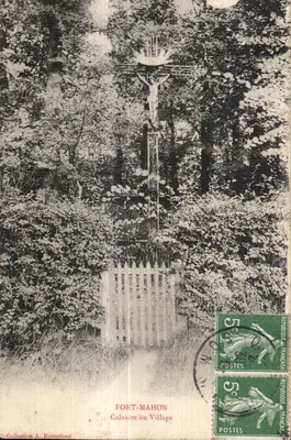 Fort-Mahon — Calvário no Village — Coleção A. Bonnefond