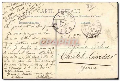 Fort-Mahon — Calvário no Village — Coleção A. Bonnefond — Verso
