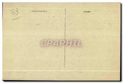 Le Pradet (Var) - Scogliere delle Bonnettes — Ed. Toucas Tabacs — Verso