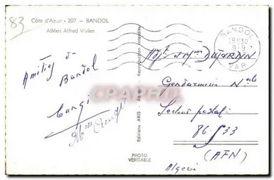 Allée Alfred Vivien — Bandol — Éditions ARIS — Reverso