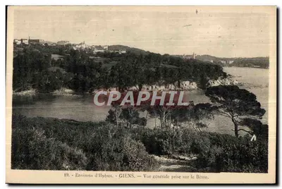 Arredores de Hyères — GIENS — Vista geral tirada do Béton