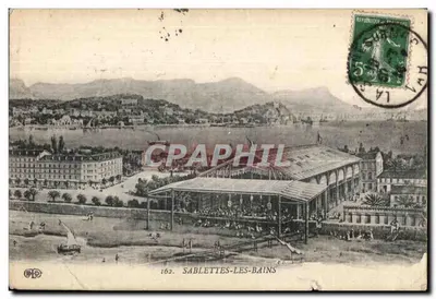 Les Sablettes - Bilhete postal antigo
