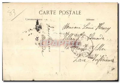 Les Sablettes - Bilhete postal antigo — Verso