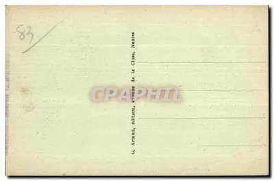 La Seyne - Vista general. En el fondo, las montañas del Faraón — G. Artaud, editor, Nantes — Reverso