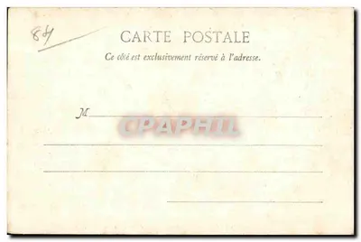 Carta postal — verso reservado ao endereço — editor desconhecido — Verso