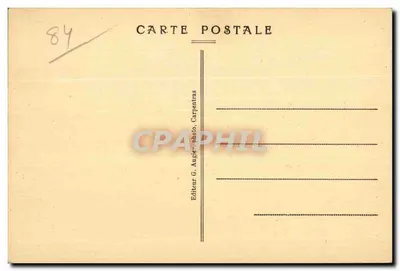 Carpentras (Vaucluse) — Aqueduk z XVIII wieku — Wydawca G. Augier, nr 54 — Rewers