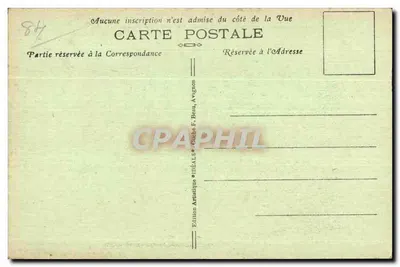 Villeneuve-lès-Avignon — Widok ogólny i Zamek Świętego Andrzeja (XIV wiek). — Wydawnictwo Idealne F. Beau. — Rewers
