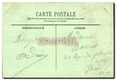 Arredores de Abbeville — O Castelo de Rambures — O lado meridional — LL. — Verso