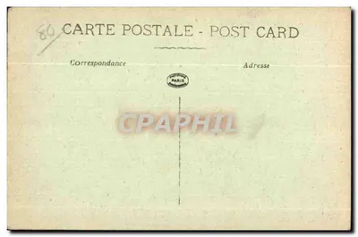 Ruiny PÉRONNE — Zamek — wydawca Le Bonde, n° 3954 — Rewers