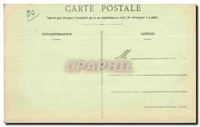 Beaumont-Hamel (Somme) — O Monumento Escocês — Livraria Col - Albert, n°22 — Verso