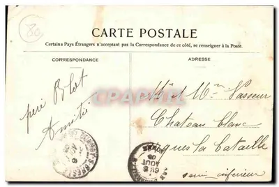 Bernapré — Le Château — Éditeur C. Cendre, n° 101 — Rewers