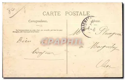 O Castelo (N.O.) — Antigo domínio dos duques de Chaulnes — Chaulnes (Somme) — Verso