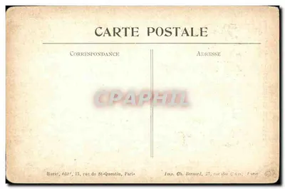 Rouvroy-en-Santerre (Somme) — Ruinas después de la guerra 1914-1915 — Visado en París No.162 — Reverso
