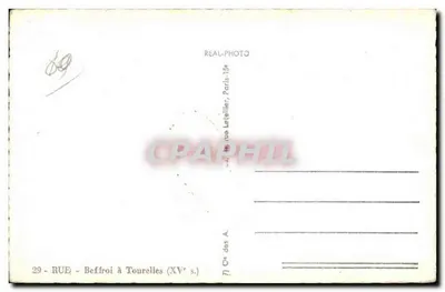 Beffroi em Tourelles — XVᵉ s. — C.P.A. Letellier, Paris — Verso