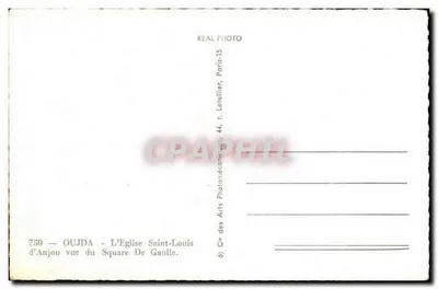 Ouïda — Katedra św. Ludwika widziana z placu de Gaulle — Cie des Arts, Paryż — Rewers