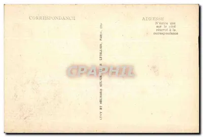 Fès — Dziedziniec Dar Glaoui — wydawca R. Letellier, Paryż, nr 89 — Rewers