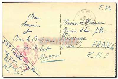 RABAT - Widok z Sale — Foto Flandrin, nr 278 — Rewers