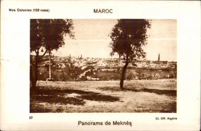 Panorama de Meknès — Série 'Nos Colonies (150 vues)' — Cl. Off. Algérie, n°37